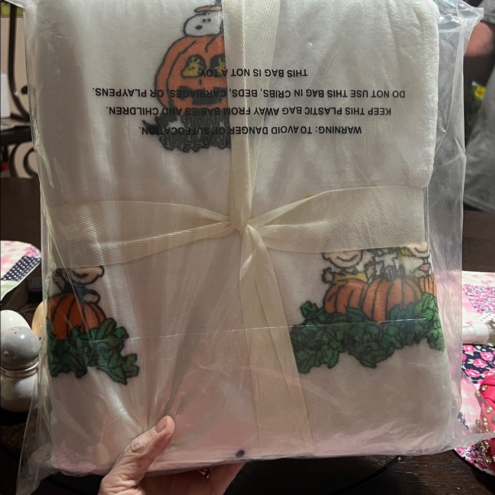 Peanuts Velvet-Soft Throw - NEW - Picture 3 of 3